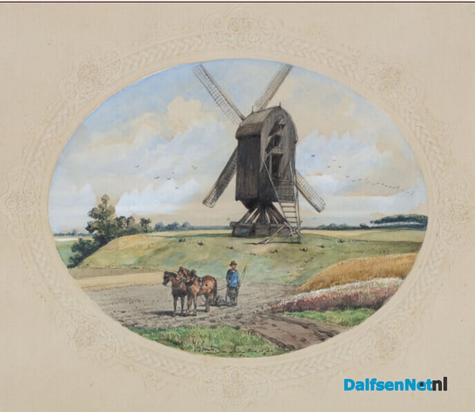 Tegel gelicht over het DNA van Dalfsen - Foto: Ingezonden foto