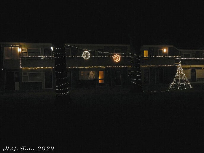 Overal weer volop kerstversiering