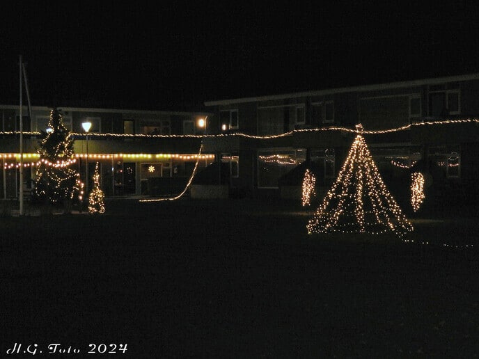 Overal weer volop kerstversiering