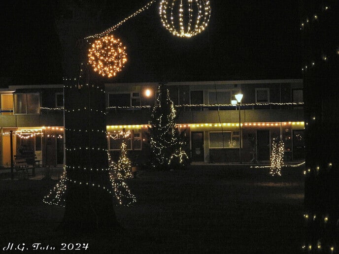 Overal weer volop kerstversiering