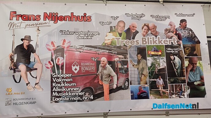 Frans Nijenhuis met pensioen! - Foto: Ingezonden foto