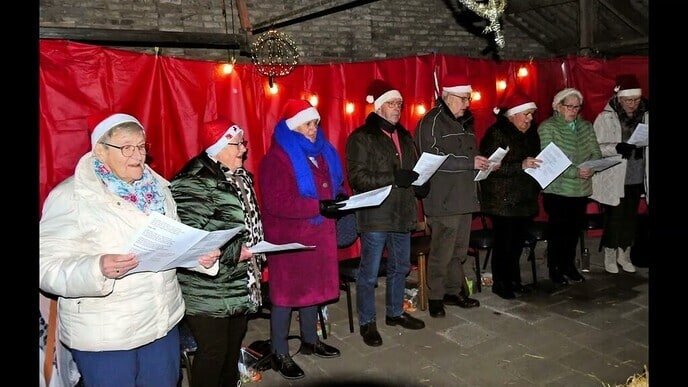 Kerstwandling Oudleusen (foto video)