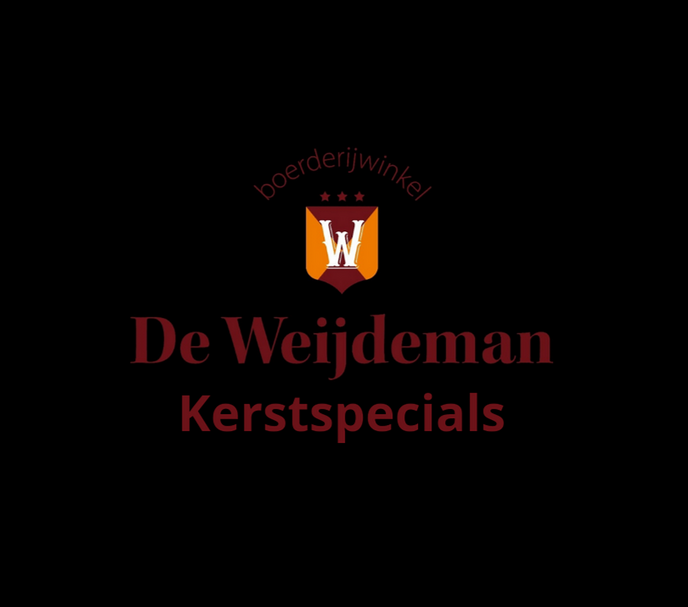 De kerstvoorbereidingen beginnen bij Boerderijwinkel De Weijdeman