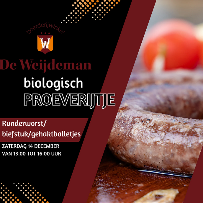 Ontdek de smaak van ons biologische vlees!