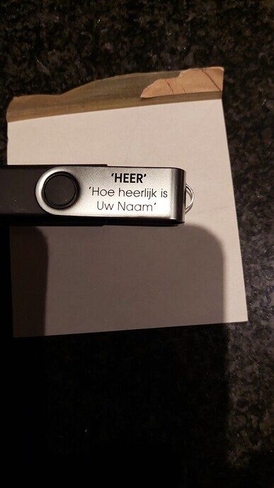 Gevonden usb stick in Nieuwleusen - Foto: Ingezonden foto