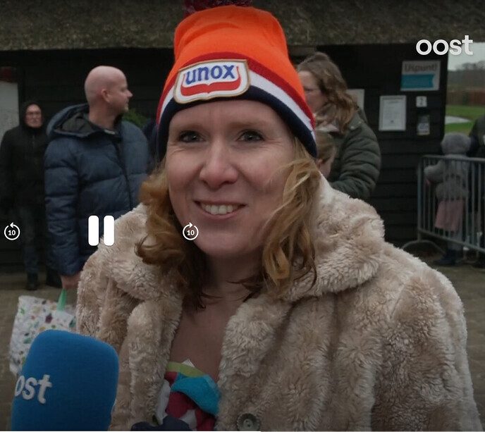 Beelden van de Nieuwjaarsduik in Dalfsen