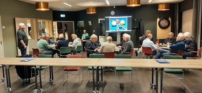 Sfeervolle Nieuwjaarstart biljartclub SWOL - Foto: Ingezonden foto