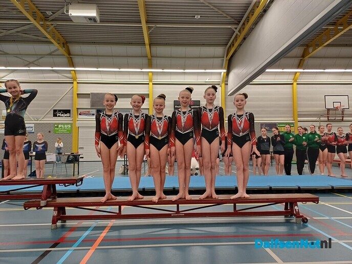 Turnsters gvn pakken medailles - Foto: Ingezonden foto
