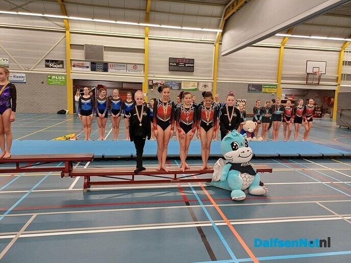 Turnsters gvn pakken medailles - Foto: Ingezonden foto