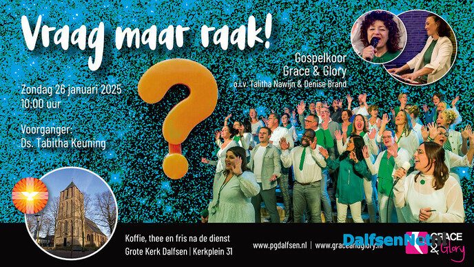 (Black)Gospelkoor Grace & Glory zondag 26 januari in Grote Kerk - Foto: Ingezonden foto