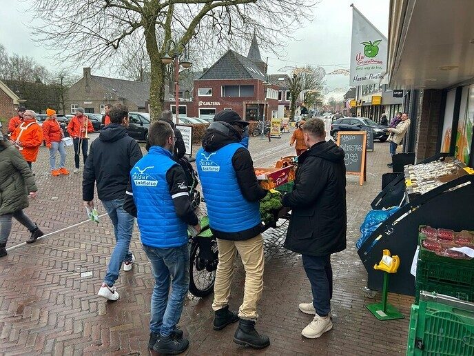 Dweilorkest bij presentatie “De Dalsur Bakfietse” - Foto: Ingezonden foto