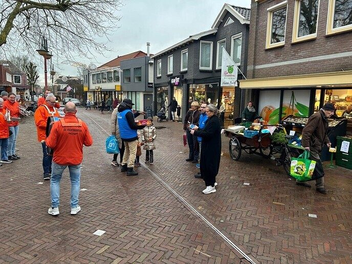 Dweilorkest bij presentatie “De Dalsur Bakfietse” - Foto: Ingezonden foto