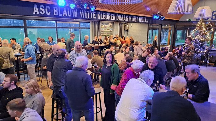 Uiteraard had ook ASC’62 een druk bezochte receptie - Foto: Ingezonden foto