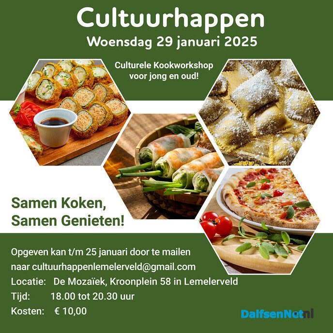 Cultuurhappen - Foto: Ingezonden foto