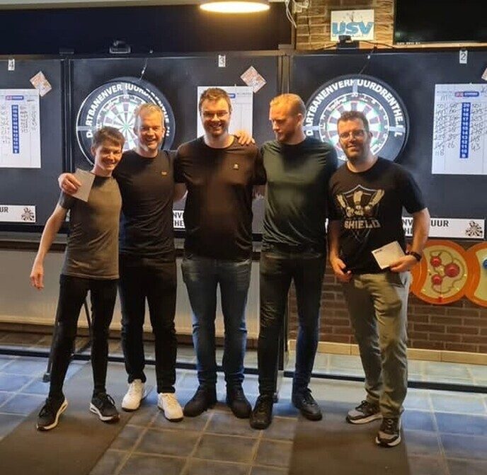 Dennis Telman wint USV Darts 2025 - Foto: Ingezonden foto