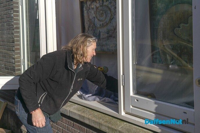 Caroline Ros exposeert bij AH Dalfsen - Foto: Paul Scholten