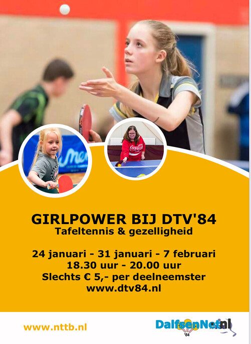Girlpower 24 januari van start! - Foto: Ingezonden foto