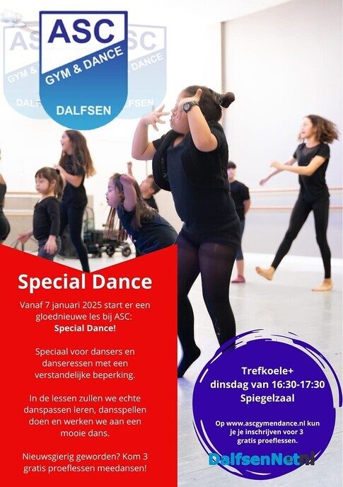 Nieuw: Special Dance bij ASC! - Foto: Ingezonden foto
