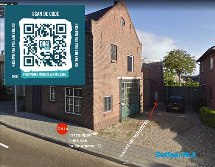 Tegel gelicht over het DNA van Dalfsen - Foto: Ingezonden foto