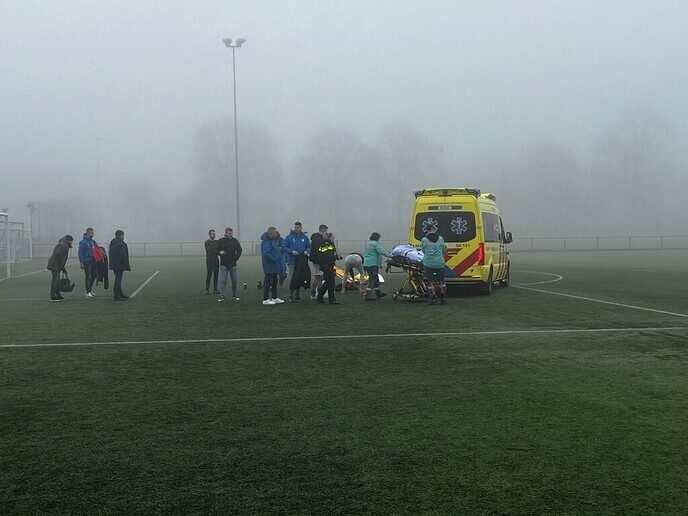 Wedstrijd SV Dalfsen gestaakt bij 3-0 tussenstand - Foto: Ingezonden foto
