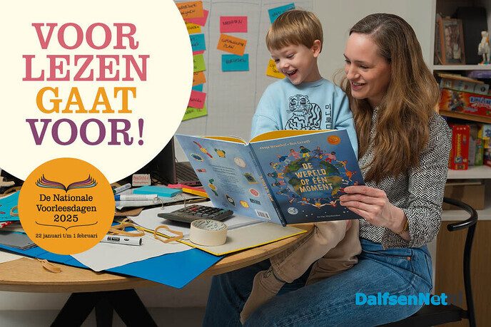 Voorlezen is leuk! Lees jij mee? - Foto: Ingezonden foto