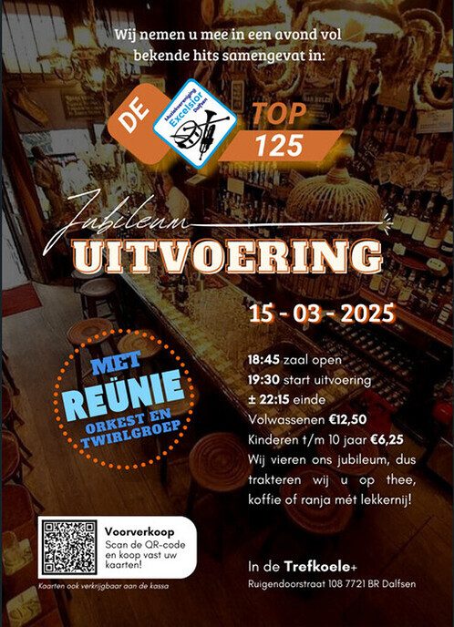 Jubileumuitvoering Muziekvereniging - Foto: Ingezonden foto
