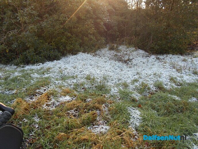 Het vriest al 4 dagen in de schaduw