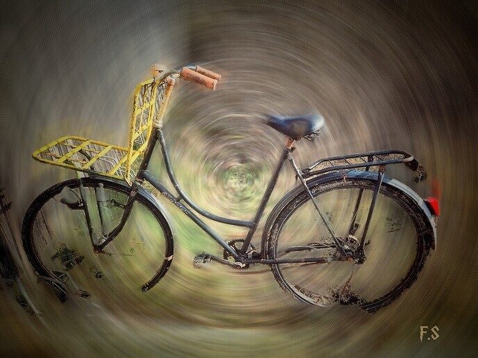 Verdraaid een fiets - Foto: Femmie Smink