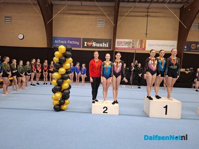 Goede prestaties van turnsters - Foto: Ingezonden foto