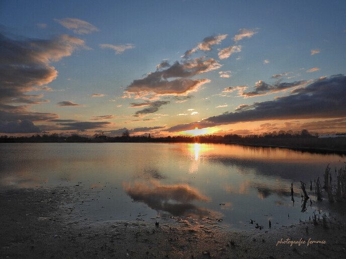 Zonsondergang Nieuwleusen - Foto: Femmie Smink
