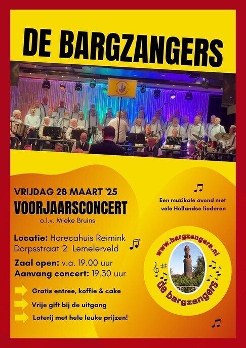 Concert Bargzangers - Foto: Ingezonden foto