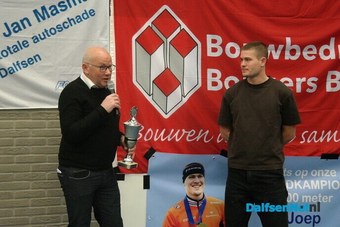 Wereldkampioen Joep Wennemars gehuldigd - Foto: Hans Keesmaat
