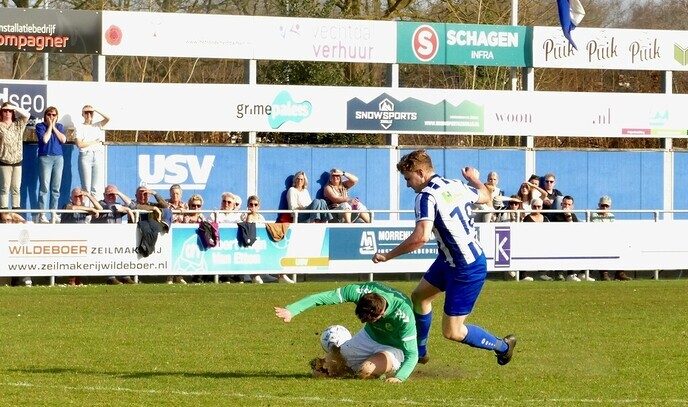 USV wint moeizaam van Zwartemeerse Boys - Foto: Ingezonden foto