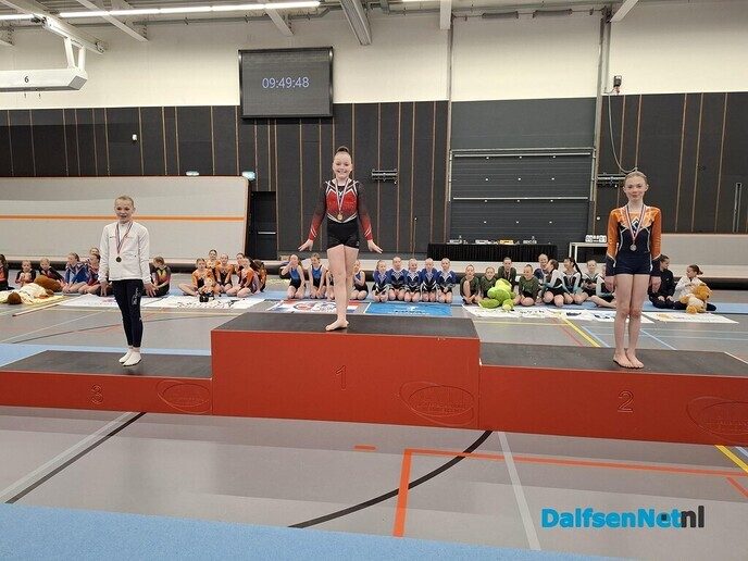 Jeugd turnsters GVN slaan toe. - Foto: Ingezonden foto