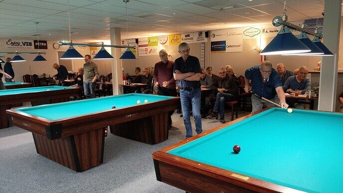 Laatste competitie biljartverenigng de Brouwerij - Foto: Ingezonden foto