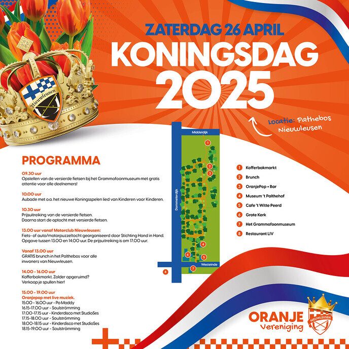 Nieuwleusen viert Koningsdag 2025: feestelijk programma - Foto: Ingezonden foto