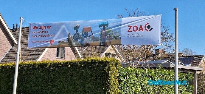 Opbrengst Zoa huis aan huis collecte 2025: € 4504,59 - Foto: Ingezonden foto