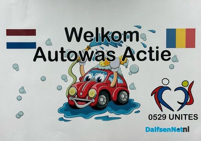 Auto’s wassen voor Roemenië - Foto: Ingezonden foto