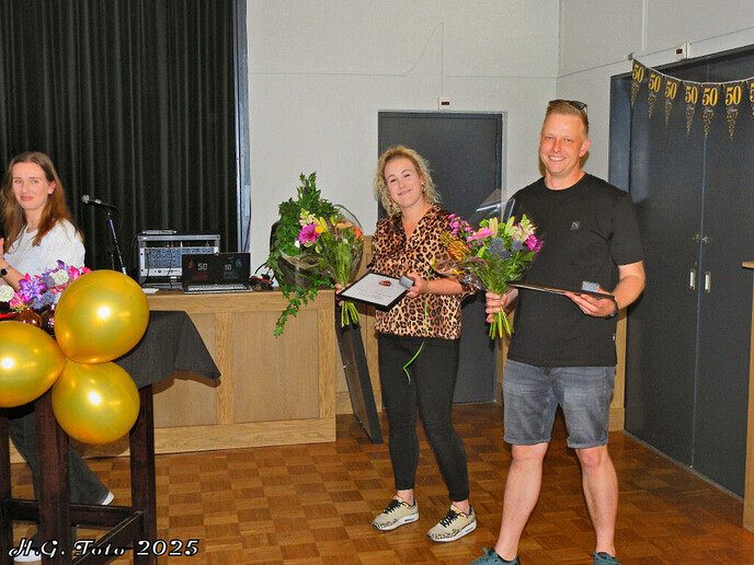 50 jaar jubileum volleybalvereniging Ouvol.