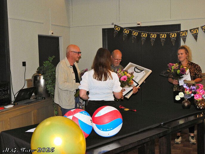 50 jaar jubileum volleybalvereniging Ouvol.