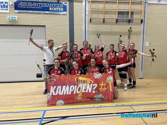 Ouvol dames 3 kampioen! - Foto: Ingezonden foto