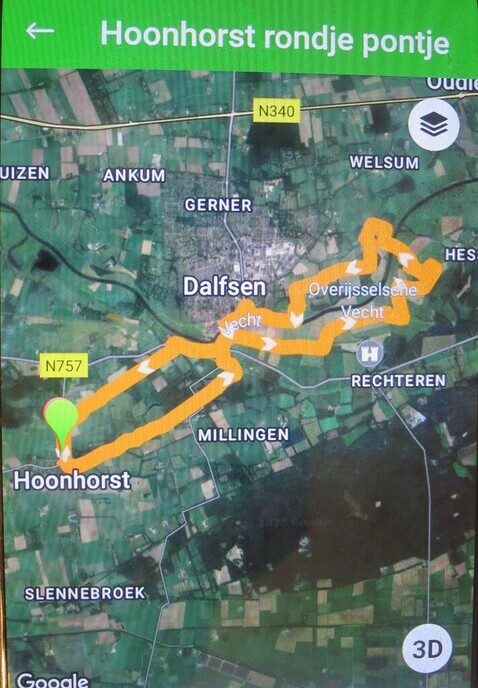 Rondje Oude Vechtsteeg, Den Berg en rondje pontje