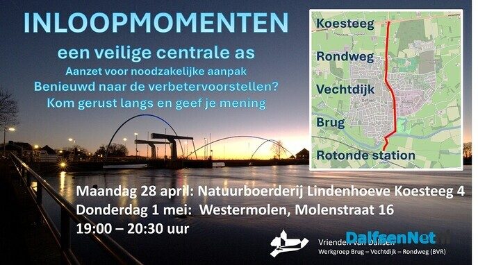 Reminder. Het gaat er vanavond over: Een nieuwe Vechtbrug of een tunnel? - Foto: Ingezonden foto