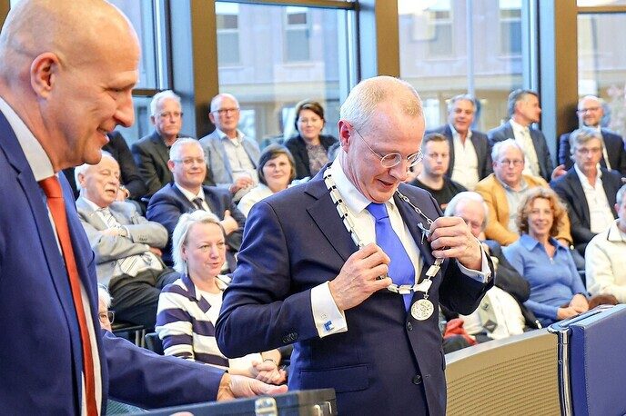 Speech M Sijbom bij installatie als burgemeester van Dalfsen - Foto: Gemeente Dalfsen