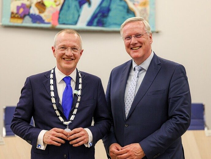 Speech M Sijbom bij installatie als burgemeester van Dalfsen - Foto: Gemeente Dalfsen
