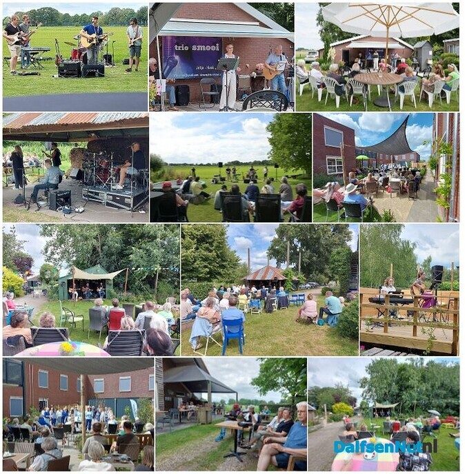 Muziek in de tuin staat in de steigers - Foto: Ingezonden foto