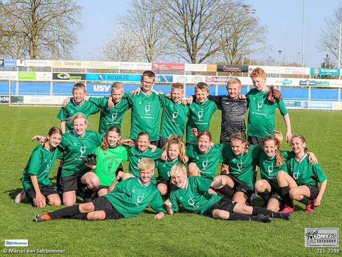 Wegwijzer grote winnaar schoolvoetbal bij USV - Foto: Ingezonden foto