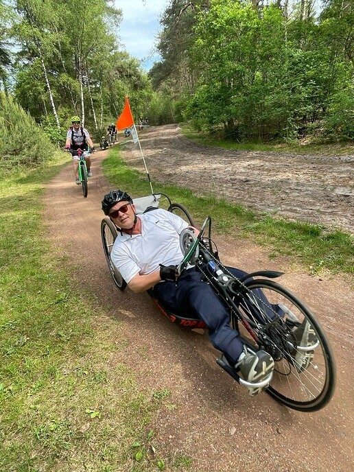 Handbike-team nam deel aan Erbens Vechtdal Toer - Foto: Ingezonden foto