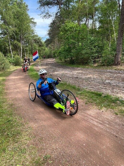Handbike-team nam deel aan Erbens Vechtdal Toer - Foto: Ingezonden foto
