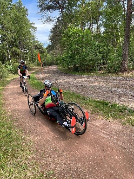 Handbike-team nam deel aan Erbens Vechtdal Toer - Foto: Ingezonden foto